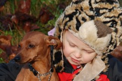 Barn-med-hund